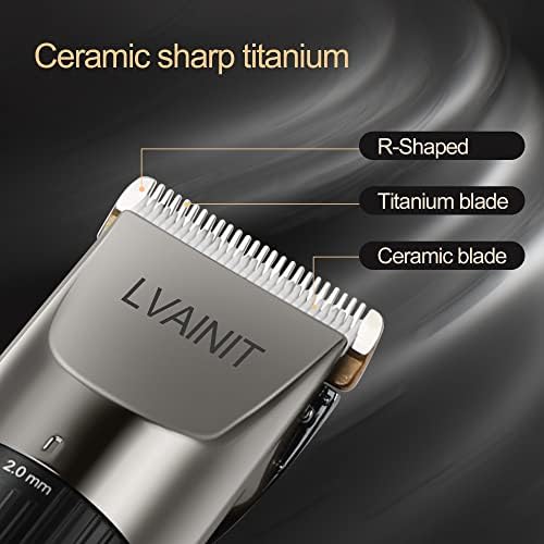 Hair Clippers for Men, Cordless LCD Rechargeable Hair Trimmer Beard Trimmer for Men, Men's Grooming Kit for Hair, Face, Beard, Professional Electric Barber Clippers - Image 7