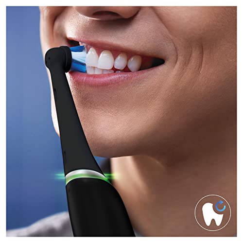 Oral-B iO Ultimate Cleaning Electric Toothbrush Heads, 8 Pieces, Ultimate Tooth Cleaning, Toothbrush Attachment for Oral-B Toothbrushes, Letterbox Enabled Packaging, Black - Image 6