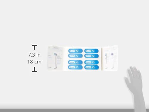 Oral-B iO Ultimate Cleaning Electric Toothbrush Heads, 8 Pieces, Ultimate Tooth Cleaning, Toothbrush Attachment for Oral-B Toothbrushes, Letterbox Enabled Packaging, Black - Image 7