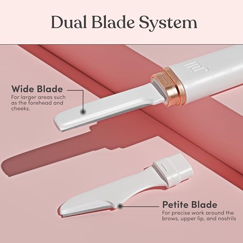 Jill Dermaplane Razor Refills | 4 Shave Sets, 8 Dermaplane Refill Blades | Sensitive Skin Razor Blades to Exfoliate & Smooth Skin - Image 2