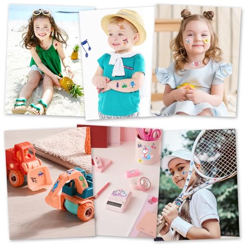 Metker Tattoos for Kids - 150 Sheets(1700+ Mixed Styles Patterns) | Temporary Tattoos Stickers for Girls and Boys | Goody Bag Favor for Parties | Non-toxic、Skin-Safe*、Cosmetic-Grade - Image 7