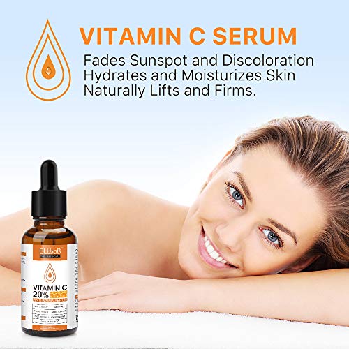 Anti Aging Vitamin C Serum Hyaluronic Acid Serum Set - with Hyaluronic Acid, Skin Care Set Boost Skin Collagen,Hydrate & Plump Skin, Anti Aging & Wrinkle Facial Serum - Image 3