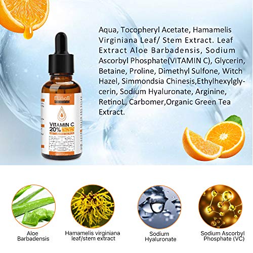 Anti Aging Vitamin C Serum Hyaluronic Acid Serum Set - with Hyaluronic Acid, Skin Care Set Boost Skin Collagen,Hydrate & Plump Skin, Anti Aging & Wrinkle Facial Serum - Image 4