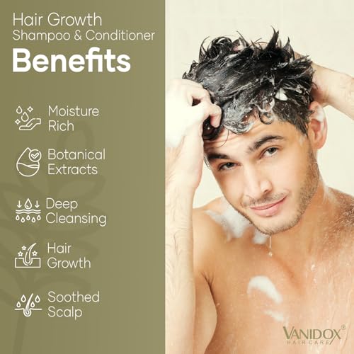 Carbonic Acid Shampoo and Conditioner for Men and Women, Deep Moisturizing Conditioner, Thickens, Softens, & Smooths Set for Hair Growth and Repair, Made in USA - 16 Fl Oz Each - Image 3