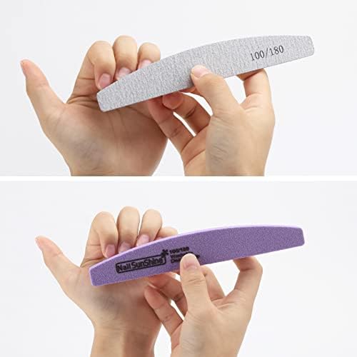 35 Count Nail Files and Buffers 100/180 Grit, Professional Sponge Nail File Manicure Tools for Natural Nails and Acrylic Nails - Image 5