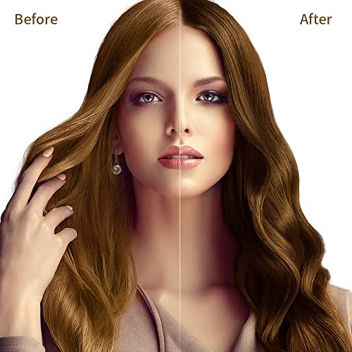 MEIDU Instant Hair Color Shampoo Chestnut Brown Hair Dye Shampoo for Women & Men 3 in 1- Herbal Ingredients Coloring Shampoo in Minutes 500ML - Image 3