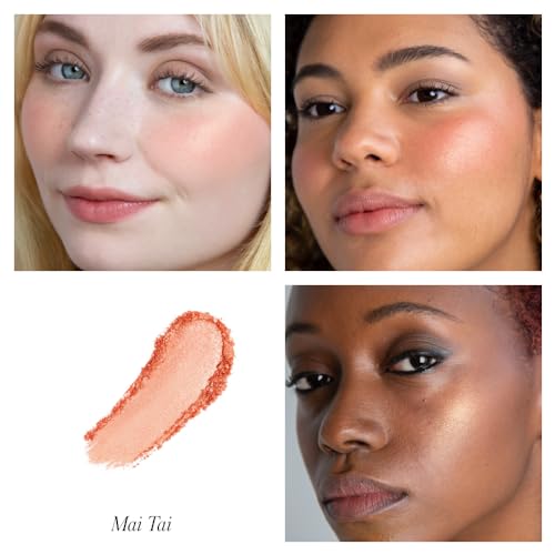 RMS Beauty ReDimension Hydra Powder Blush - Powder Gel Blush for Cheeks, Blush Cream, Cream Blush Makeup Shimmer Blush Powder Cheek Tint, Face Blushes - Image 2