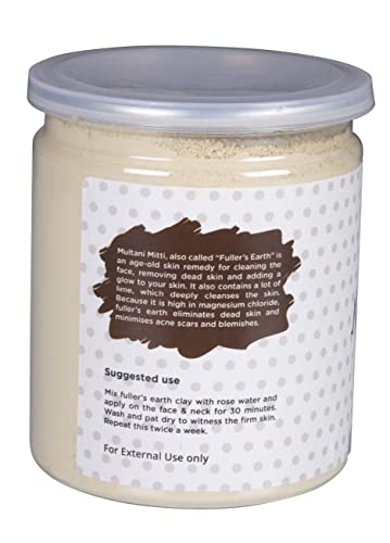 Multani Mitti Powder | Fullers Earth Clay | 100% Natural Indian Clay | Skin Tightening Face Pack, Detox Bath & Soap Making | 10 oz (283 grams) | By Yogi's Gift® - Image 2