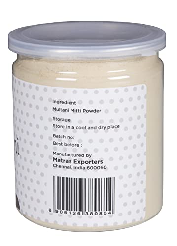 Multani Mitti Powder | Fullers Earth Clay | 100% Natural Indian Clay | Skin Tightening Face Pack, Detox Bath & Soap Making | 10 oz (283 grams) | By Yogi's Gift® - Image 3