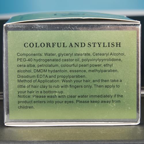 Green Puprle Red Gray Temporary Hair Color,Natural Hair Color Wax,Hair Wax Color Spray 4.23 Ounces,Hair Wax Dye for Christmas Parties,Role Playing and Halloween. (Green Puprle Red Gray) - Image 9