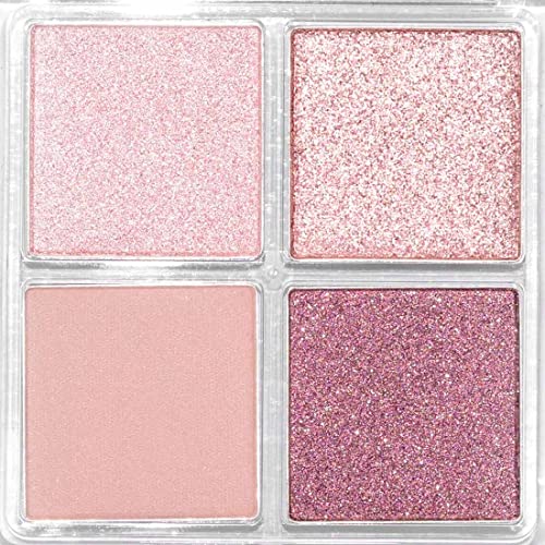 Palladio Eyeshadow Quads Velvety Pigmented Blendable Matte, Metallic & Shimmer Finishes, Creamy Formula, Four Way Quad Eye Shadow Palette, Talc-Free (Girly) - Image 6