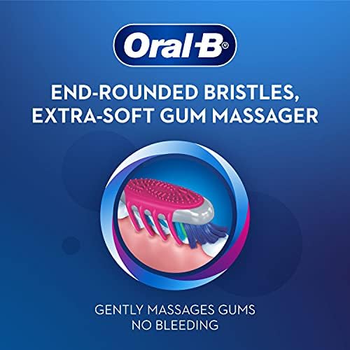Oral B Criss Cross - Family pack of 4 toothbrushes – Medium,for adults,Manual,Multicolor - Image 5