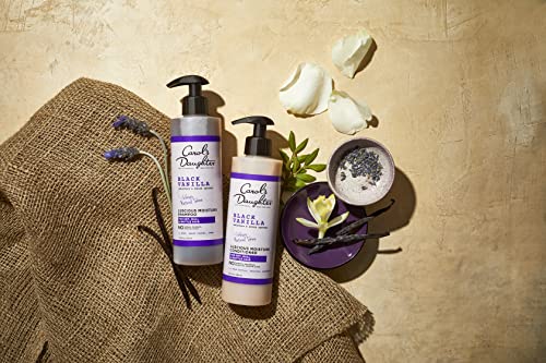 Carol’s Daughter Black Vanilla Curly Hair Sulfate Free Shampoo, Conditioner and Leave In Spray Set for Dry, Damaged Natural Hair, Hydrating Hair Care Kit – Made with Shea Butter, Aloe & Rosemary - Image 5