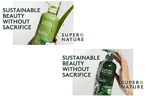 Super Nature Potent Aloe Gentle Moisture Shampoo and Conditioner Sulfates Free, 30 Fl Oz - Image 5