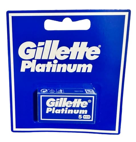 50 Gillette Platinum Double Edge Razor Blades - Image 3