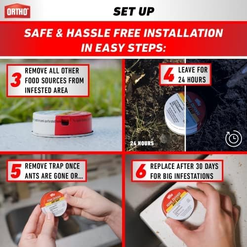 Ant Traps Indoor by ORTHO Home Defense 10pk- Metallic & Adhesive Ant Killer Indoor & Ant Killer Outdoor - Ant Trap & Ant Bait Traps Indoor Ant Killer - Ant Traps Outdoor,Ant Bait Outdoor - Image 7