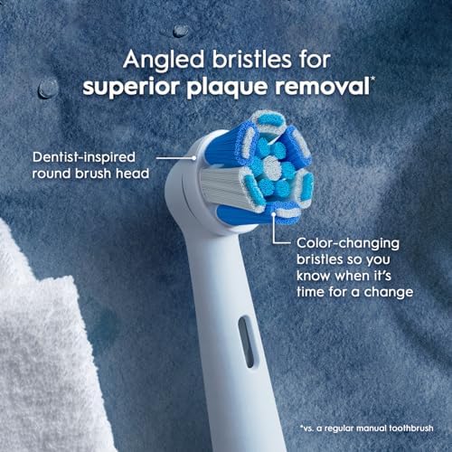 Oral-B iO Series Ultimate Clean Electric Toothbrush Replacement Brush Heads for an Oral-B Electric Toothbrush, 4 Count, White - Image 2