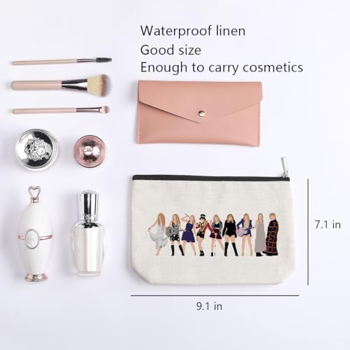 Music Lover Gifts for Women, Album Inspired Gift, Song Lovers Gift, Makeup Bag Gifts for Mom Daughter Sister Friend BFF Girls, Singer's Merchandise, Travel Toiletry Makeup Organizer Zipper Pouch - Image 2