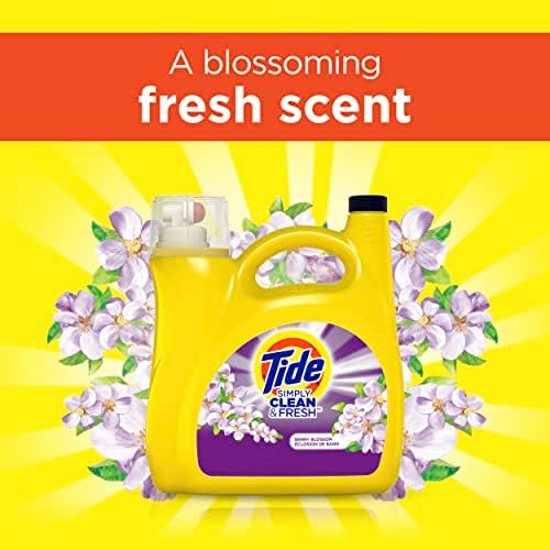 Tide Simply Liquid Laundry Detergent Berry Blossom, 89 loads(packaging may vary) - Image 6