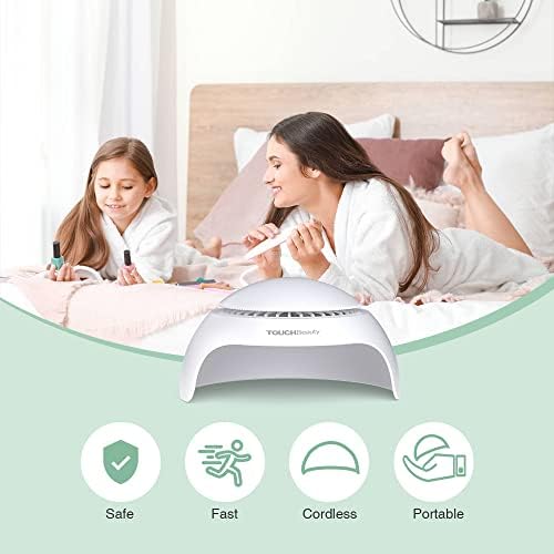 Nail Dryer for Kids Teens Beginners: Safe Nail Dryer for Regular Polish with Fan & Light Battery Powered - Non-Hands Tanned Version (TB-2130) - Image 3