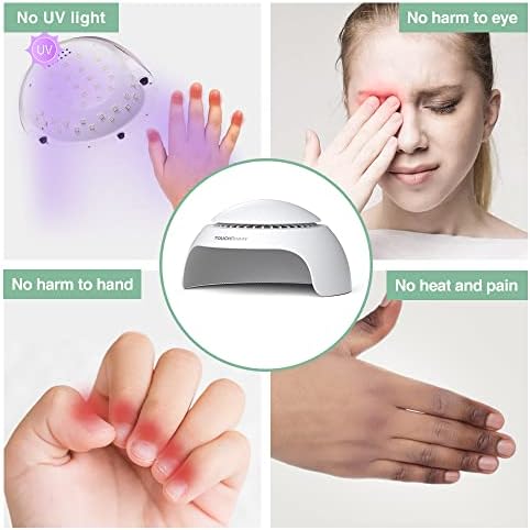 Nail Dryer for Kids Teens Beginners: Safe Nail Dryer for Regular Polish with Fan & Light Battery Powered - Non-Hands Tanned Version (TB-2130) - Image 4