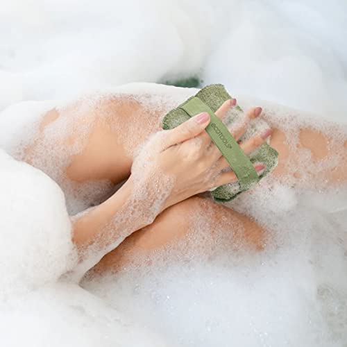 EcoTools Exfoliating Body Buffer, for Body Cleansing, Designed with Strap, Sustainable and Vegan Body Scrubber, 4 Count - Image 5