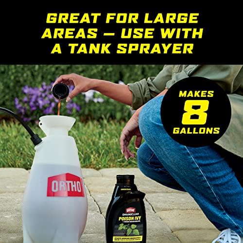 Ortho GroundClear Poison Ivy & Tough Brush Killer2 - Weed Killer Concentrate, 32 fl. oz. - Image 8