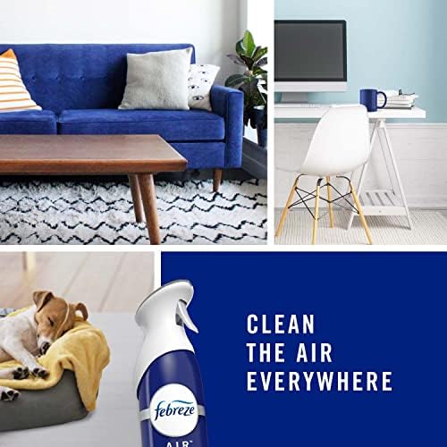 Febreze Air Freshener, Air Effects Hygienic Air Cleaning Spray, Clean Splash Scent, 8.8 Oz. Aerosol Can (Pack of 3) - Image 6