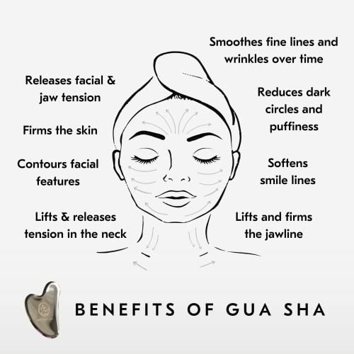 Mount Lai Stainless Steel Gua Sha Facial Tools, Facial Sculptor Skin Care Guasha Tool for Face and Body, Self Care Face Massager to Relieve Muscle Tension and Reduce Puffiness - Image 4