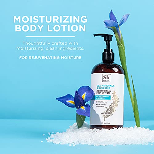 Soapbox Body Lotion, Sea Minerals & Blue Iris Moisturizing Body Cream, Vegan, Natural & Cruelty Free Hydrating Hand Lotion Refill for Dry Skin - Gallon Size for Home & Professional - Image 8