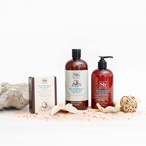 Soapbox Body Lotion, Sea Minerals & Blue Iris Moisturizing Body Cream, Vegan, Natural & Cruelty Free Hydrating Hand Lotion Refill for Dry Skin - Gallon Size for Home & Professional - Image 9