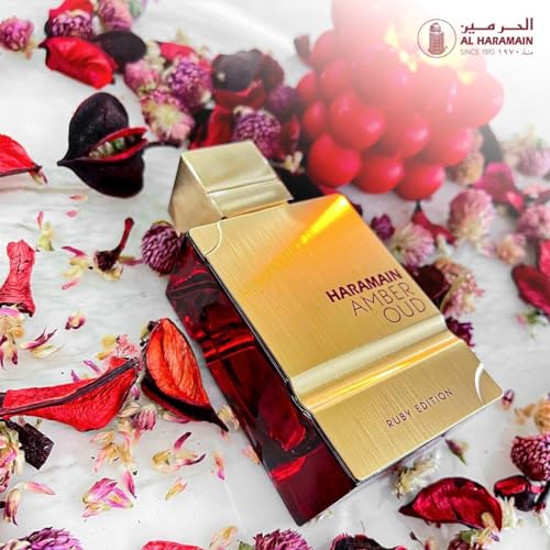 Al Haramain Amber Oud Ruby Edition - Arabian Perfume for Women and Men - Unisex Amber Perfume - Long Lasting Perfume for Men and Women - 2 oz - Image 6