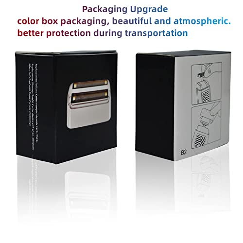 2 Pack Shaver Replacement Foil and Cutters Compatible with BaBylissPRO Double FXFS2 Metal Shaver foil Replacement,Rose Gold - Image 5