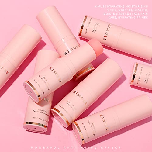 KIMUSE Hydrating Multi Balm Stick, All-in-One Hydrating Lip Balm Eye Cream Neck Cream Make Up Base, Reduce Wrinkle & Moisturizing Moisturizer For Face Skin Care - Image 7