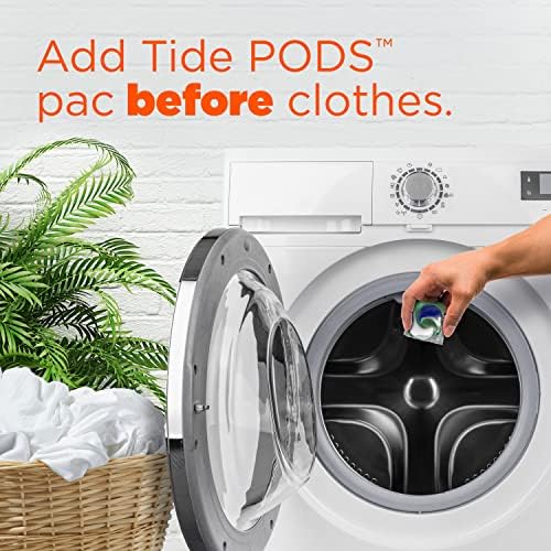 Tide Power Pods Laundry Detergent Pacs with Febreze 32 Count Spring & Renewal Scent Febreze Freshness with Odor Eliminators - Image 8