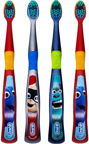 Oral-B Kids Pixar Toothbrush, Children 3+, Extra Soft (Characters Vary) - Pack of 4 - Image 2