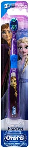 Oral-B Disney Frozen Toothbrush, 3+ YRS, Extra Soft (Characters Vary) - Pack of 4 - Image 4