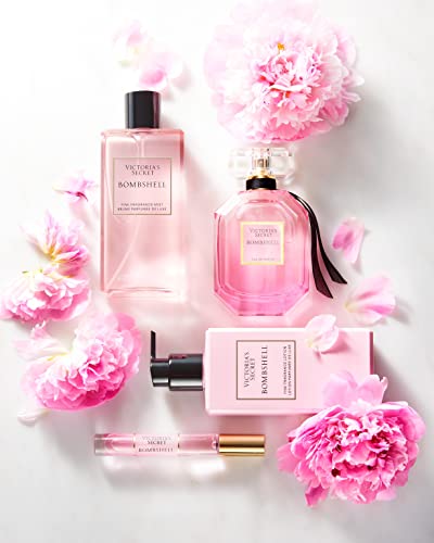Victoria's Secret Bombshell 3 Piece Luxe Fragrance Gift Set: 1.7 oz. Eau de Parfum, Travel Lotion & Shimmer Mist - Image 5