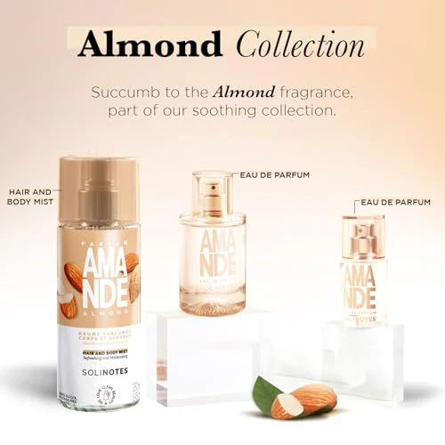 SOLINOTES Almond Perfume for Women - Eau De Parfum | Delicate Floral and Soothing Scent - Made in France - Vegan - 1.7 fl.oz - Image 7