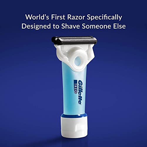 Gillette TREO Razor - Disposable Razors With Built-in Shave Gel, Great for Caregivers (Pack of 30) - Image 2