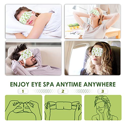 20 Pack Self Heating Eye Mask,6A Silk Cotton Material Steam Eye Mask, Self Heated Warm Compress For Fast Relief Of Dry Eyes, No Microwave Needed, Eye Treatment Products For Dry Eye Relief - Image 6
