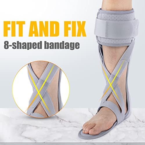 AFO Foot Drop Brace Ankle Foot Orthosis Medical Afo Walking with Shoes for Stroke Hemiplegia (Medium-Left) - Image 2