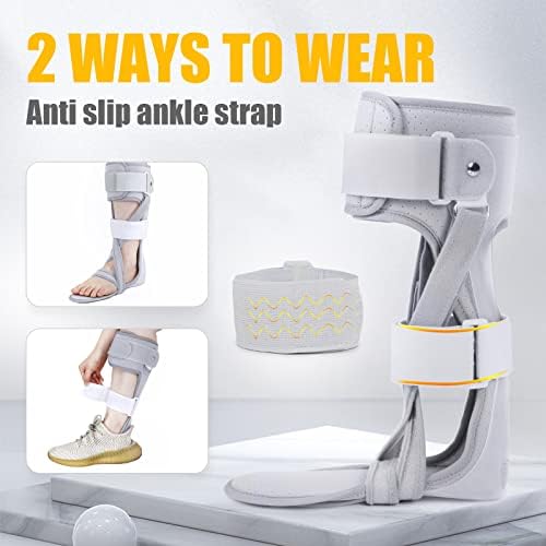 AFO Foot Drop Brace Ankle Foot Orthosis Medical Afo Walking with Shoes for Stroke Hemiplegia (Medium-Left) - Image 3