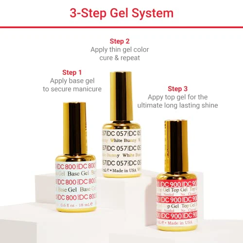 DND Gel Polish Set, Green Collection, UV/LED GelPolish and Air Dry Nail Lacquer, Matching Chip-Free Polish Duo, 0.5 Fl Oz Each - Image 5