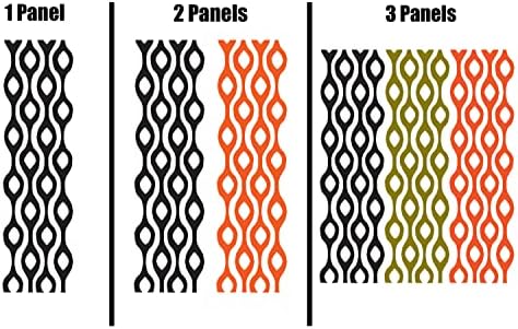 Mainstays Thermal Wave Abstract Wall Decal - Mid Century Modern Retro 70s Decor - Image 8