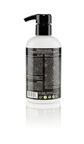 VOODOO Without Color (Clear) Hair Paint 8 oz | Vegan & Cruelty-Free Hair Dye | Ammonia, Sulfate & Paraben-Free | Intermixable Temporary Hair Color | Semi Permanent Hair Color (8 Oz) - Image 7