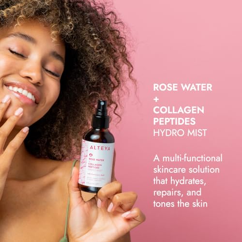 Alteya Organics Rose Water Face Toner with Collagen Peptides and Hyaluronic Acid - 4 Fl Oz/ 120mL - Image 3