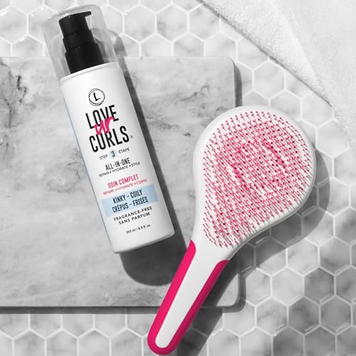 Love Ur Curls Fragrance Free All in One Curl Cream Styler for Kinky Coily Textured Hair, Repair, Define, Hydrate & Style with Shea Butter, 250mL - Image 5