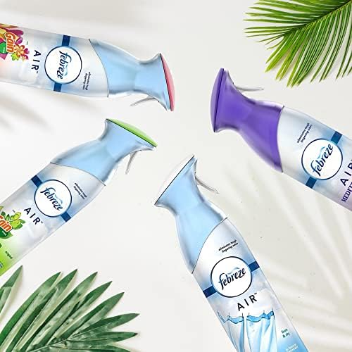 Febreze Air Freshener Odor Eliminator Spray, Assorted Scent Febreze & Bathroom Deodorizer, Original, Island Fresh, Linen Sky & Lavender, 4 Pack - Image 5