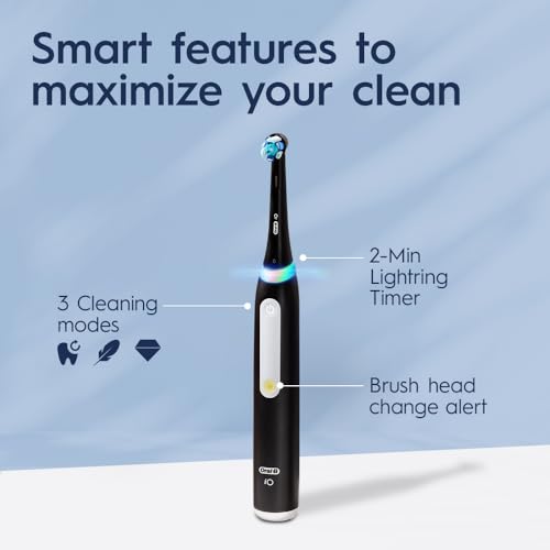 Oral-B iO3 Electric Toothbrush (1) with (1) Ultimate Clean Brush Head and (1) Charger - Image 4